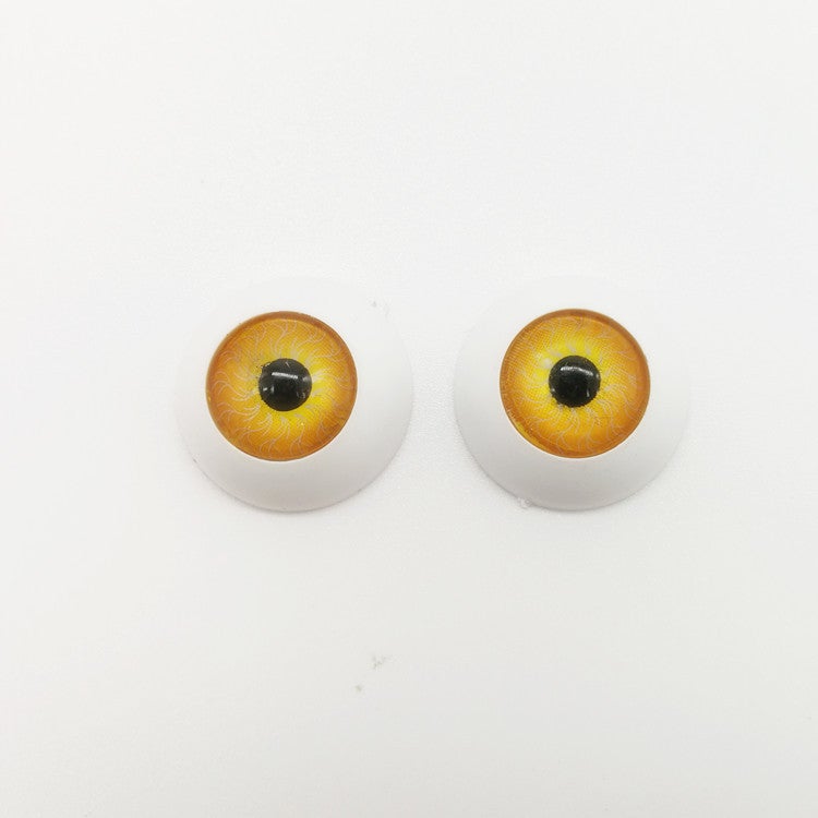 Harajuku DIY Cream Phone Case BJD Doll Eyes 20MM Yellow 