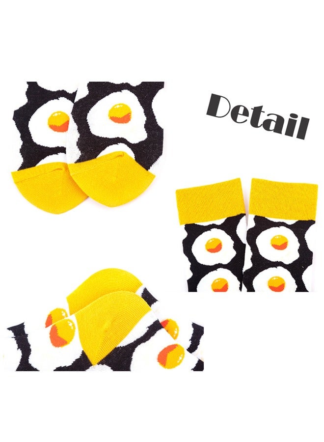 10PCS الرجال الجوارب فستان المرأة فانكي متعة الابتكار نمط القطن مجنون تصميم طاقم الجوارب (متعددة الألوان-C1) - Image 3