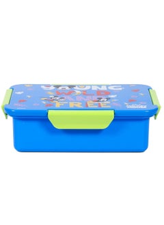 Eazy Kids صندوق غداء بينتو قابل للتحويل من ديزني ميكي آند فريندز، 1 و2 و3 و4 أقسام - أزرق  - Image 4