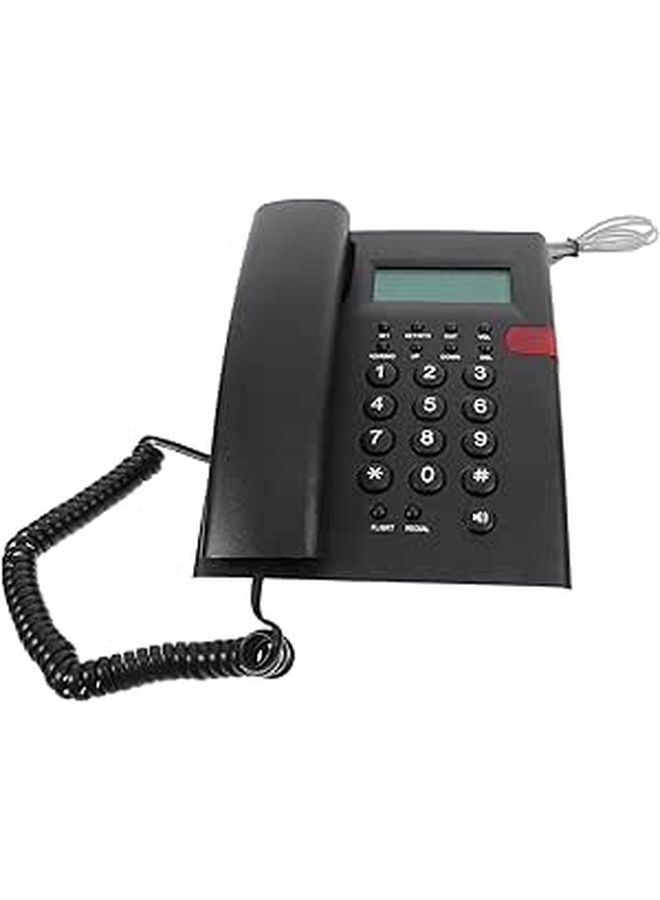 Uonlytech Large Button Corded Landline Phone with Loud Ringer for Home Office Black - Image 1