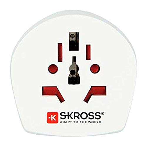 Skross World to UK Country Travel Adaptor, White - Image 1