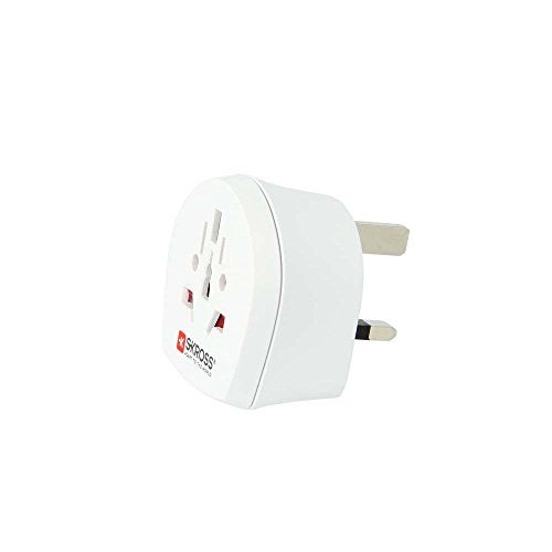 Skross World to UK Country Travel Adaptor, White - Image 3