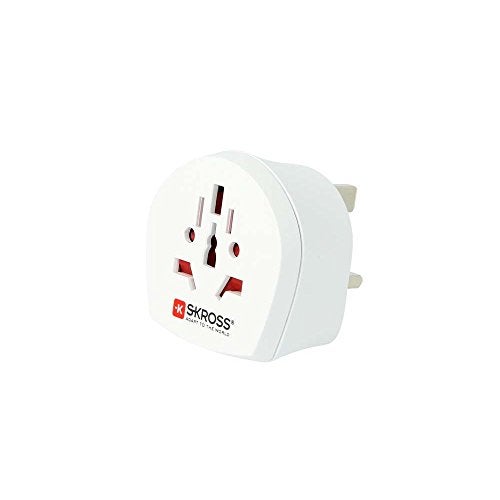 Skross World to UK Country Travel Adaptor, White - Image 2