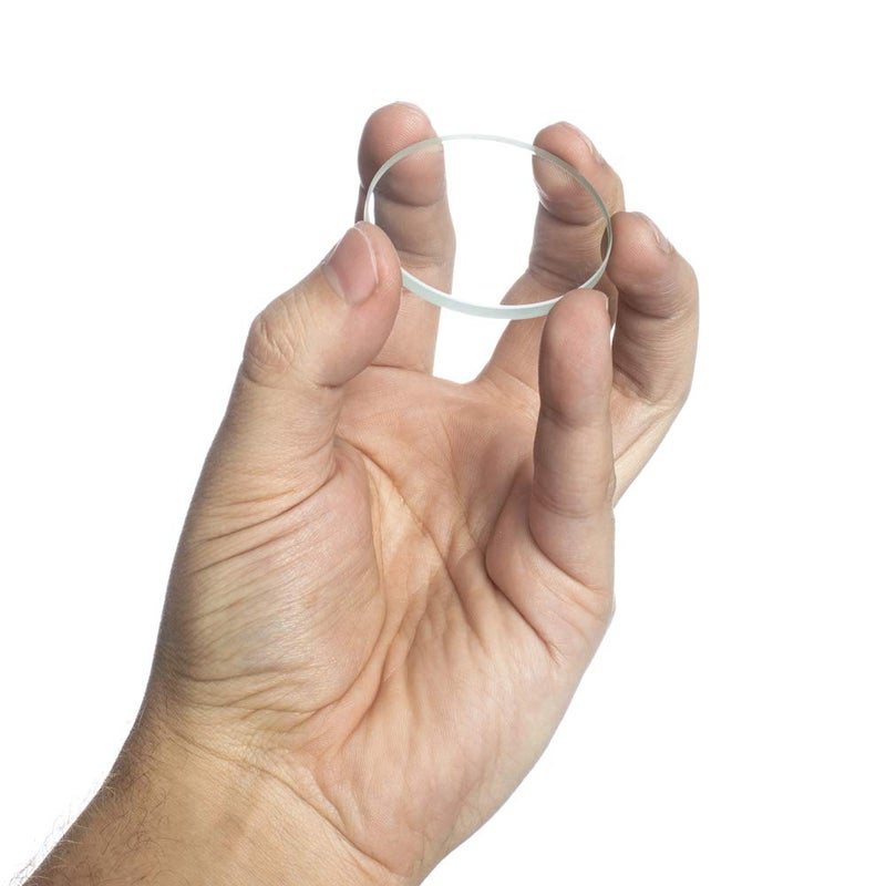Amlong Crystal Amlong Crystal Premium Optical Glass Double Convex and Concave Lens Set, 50mm Diameter, 3 Double Convex (20, 30, 50cm FL) and 3 Double Concave (20, 30, 50cm FL), 6 Piece Set  - Image 2