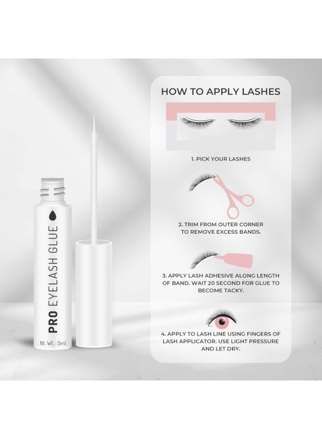 Swiss Beauty Eyelash Glue SB-EG02-White - White - 5 ml - Image 5