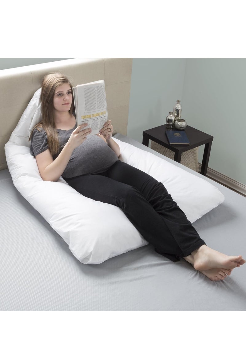MIXDE Pregnancy, Maternity Pillows, G-Shape Full Body, Velvet Washable Removable, Pregnancy Pillows for Sleeping, Body Pillows for Adults,وسادة الحمل  - Image 3