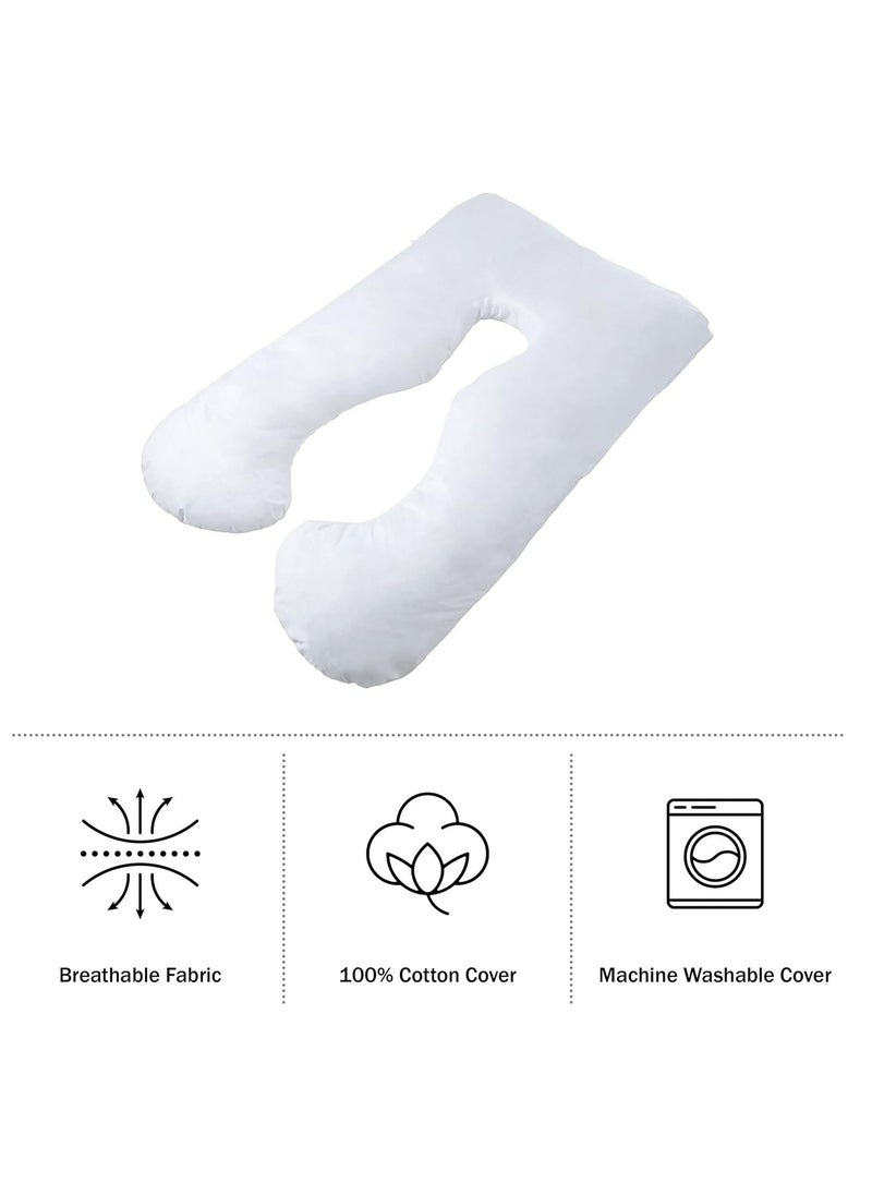 MIXDE Pregnancy, Maternity Pillows, G-Shape Full Body, Velvet Washable Removable, Pregnancy Pillows for Sleeping, Body Pillows for Adults,وسادة الحمل  - Image 4