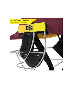 DSC Avenger PRO Premium Cricket Helmet | For Men & Boys | Fixed Spring Steel Grill | Back Support Strap | Neck Guard | Lightweight  - Image 5