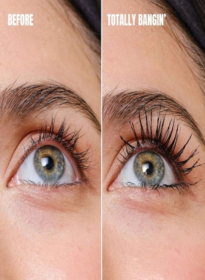 Benefit Cosmetics Mini BADgal BANG! Volumizing Mascara – Intense Pitch Black, 0.14 oz / 4 g | Bold Volume & Lift - Image 3