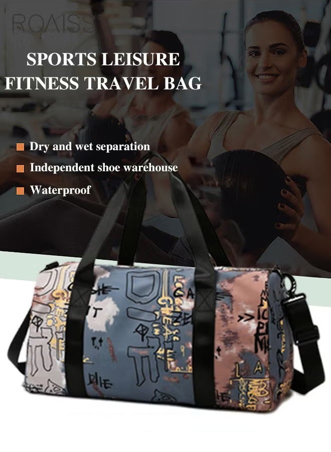 Canway Multi Functional Large Capacity Carry on Luggage Bag Wet and Dry Separation Shoe Compartment Gym Bag Suitcase with Perfect for Short Business Trips and Travel - Image 2