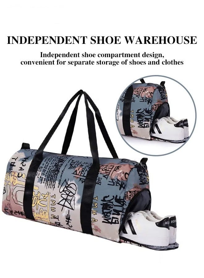 Canway Multi Functional Large Capacity Carry on Luggage Bag Wet and Dry Separation Shoe Compartment Gym Bag Suitcase with Perfect for Short Business Trips and Travel - Image 3