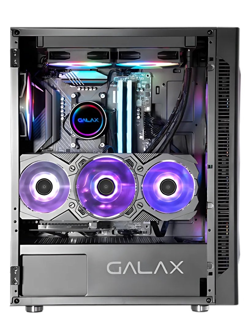 GALAX - PC Gaming TMD Core i5-12400F Processor/16GB RAM/1TB SSD/NVIDIA GeForce RTX 3050 6GB Graphics/Windows 10 Pro Black - Image 1