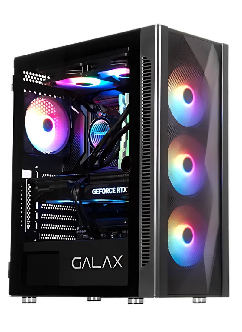 GALAX - PC Gaming TMD Core i5-12400F Processor/16GB RAM/1TB SSD/NVIDIA GeForce RTX 3050 6GB Graphics/Windows 10 Pro Black - Image 1