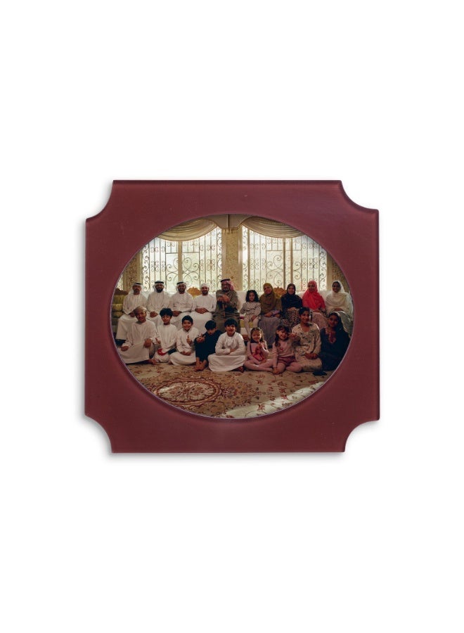 UAE Year Of Family Photo Frame Magnets - Brown - Image 2