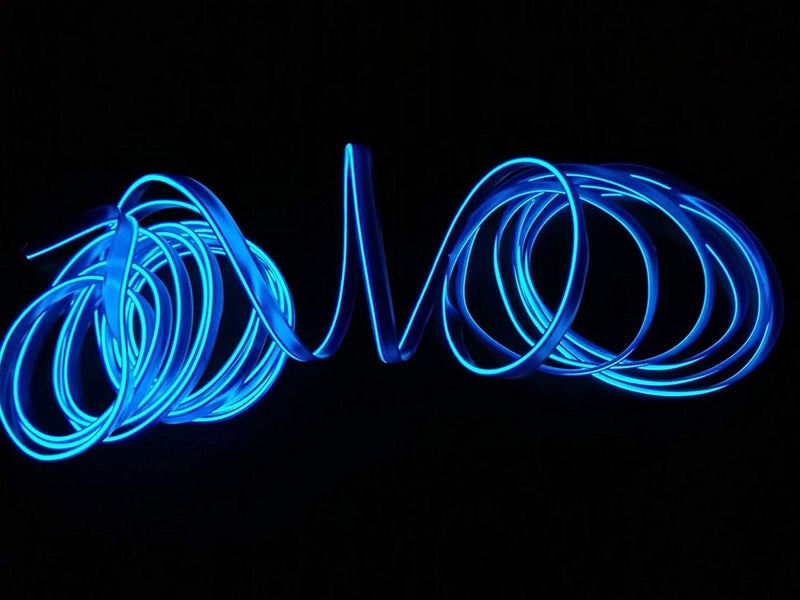 ABALDI 5m Blue EL Wire Rope Lights for Car Interior Decoration - Image 2