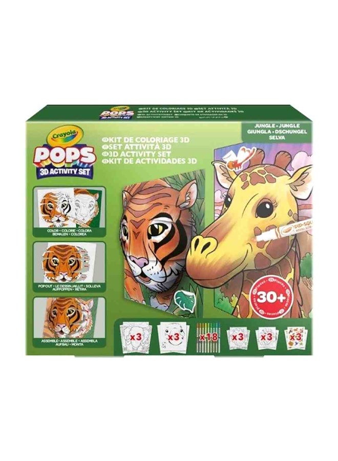 Crayola Pops 3D Jungle Activity Set - Image 1