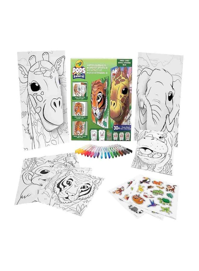 Crayola Pops 3D Jungle Activity Set - Image 2