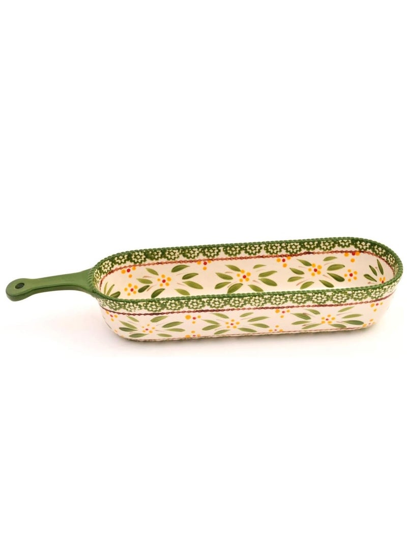 Temp-tations temp-tations® Old World Baker & Server with Bamboo Lid - 2 Piece - Green  - Image 3