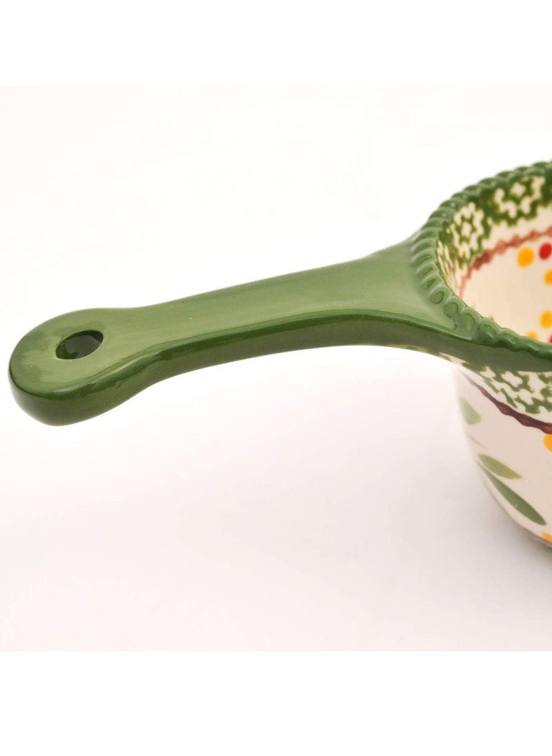 Temp-tations temp-tations® Old World Baker & Server with Bamboo Lid - 2 Piece - Green  - Image 4