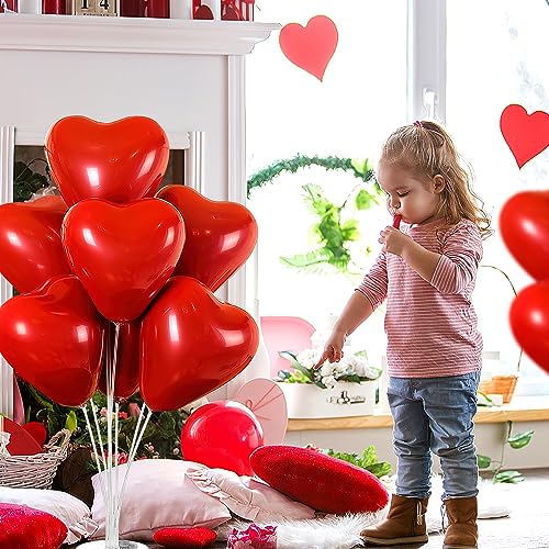 LBNZC 6 Sets Balloon Sticks with Base for Table Balloon Stand Kit Balloon Stands with Base for Floor Balloon Arch Stand with Base Balloon Stands for Table Baby Shower Birthday Wedding Party Decorations - Image 5