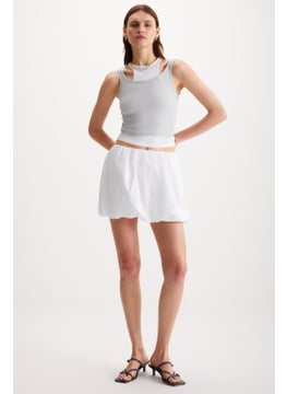 GRIMELANGE Demeka Women's Zero Sleeve Slim Gray Bustier  - Image 2