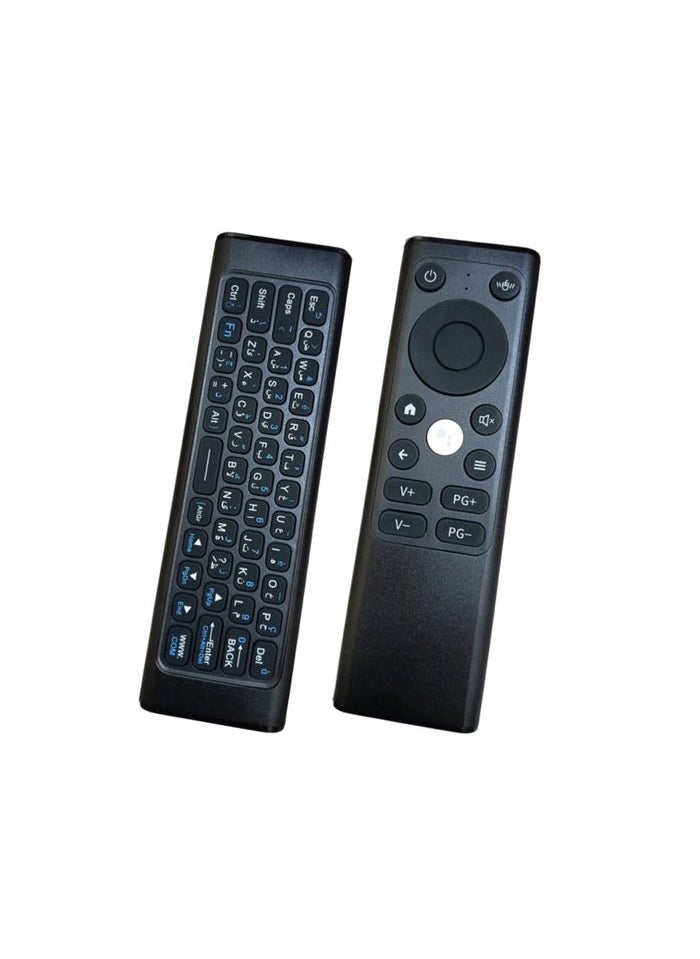 Generic Voice Remote Control X9 with Backlit Keyboard, 2.4GHz Wireless Air Mouse, Universal IR Learning, and Voice Command for Smart TV, Android Box, PC, and More  - Image 1