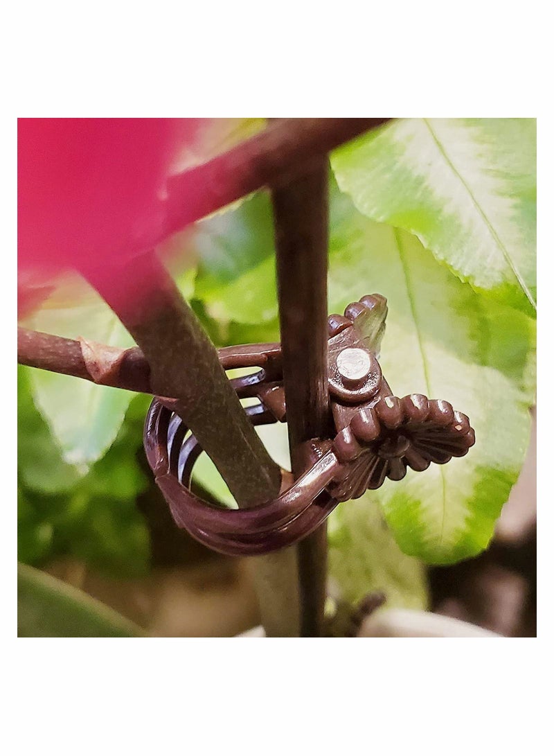 Y&D 100Pieces Plant Clips Orchid Support Flower and Vine for Supporting Stems Vines Grow Upright  - Image 2