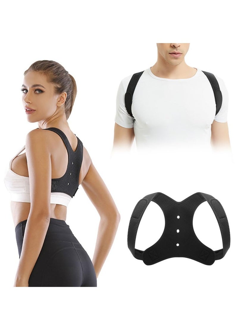 KASTWAVE Posture Corrector-Back Brace for Men and Women,Adjustable and Breathable Upper Back Brace for Posture,Back Straightener,Providing Pain Relief from Back, Shoulder - M  - Image 1