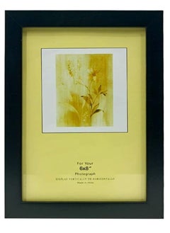 Decorhills Photo Frame Single with Tabletop & Wall Mount Display for 6x8 Inch Photo Size, Ideal Addition to Any Décor Elegant Black Frame, 1-Piece  - Image 1