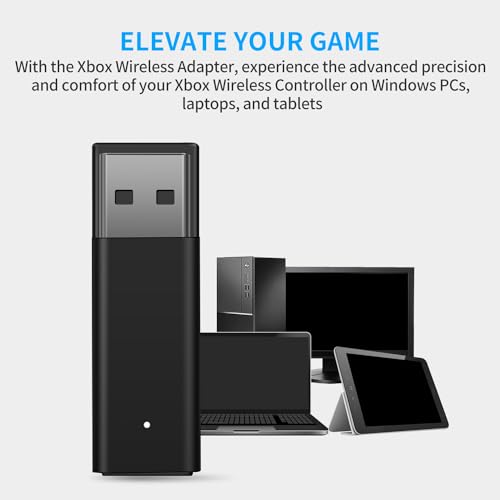 KOOWOD Wireless Adapter Dongle Accessories with Official IC Chip for PC Windows 10 11 Compatible with Xbox One Controller - Image 5