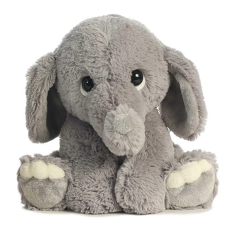 AuroraÂ® Playful Lil Benny Phantâ„¢ Baby Stuffed Animal - Soft & Cuddly Toy - Imaginative Play - Gray 9 Inches - Image 1