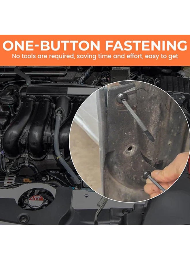 150pcs Nylon Universal Cable Tie Buckles, Heavy Duty Self-Locking Nylon Cable Tie Holders, New Multi-Function Cable Tie Buckles, Push-In Cable Ties, Suitable For Daily Car Maintenance - Image 2