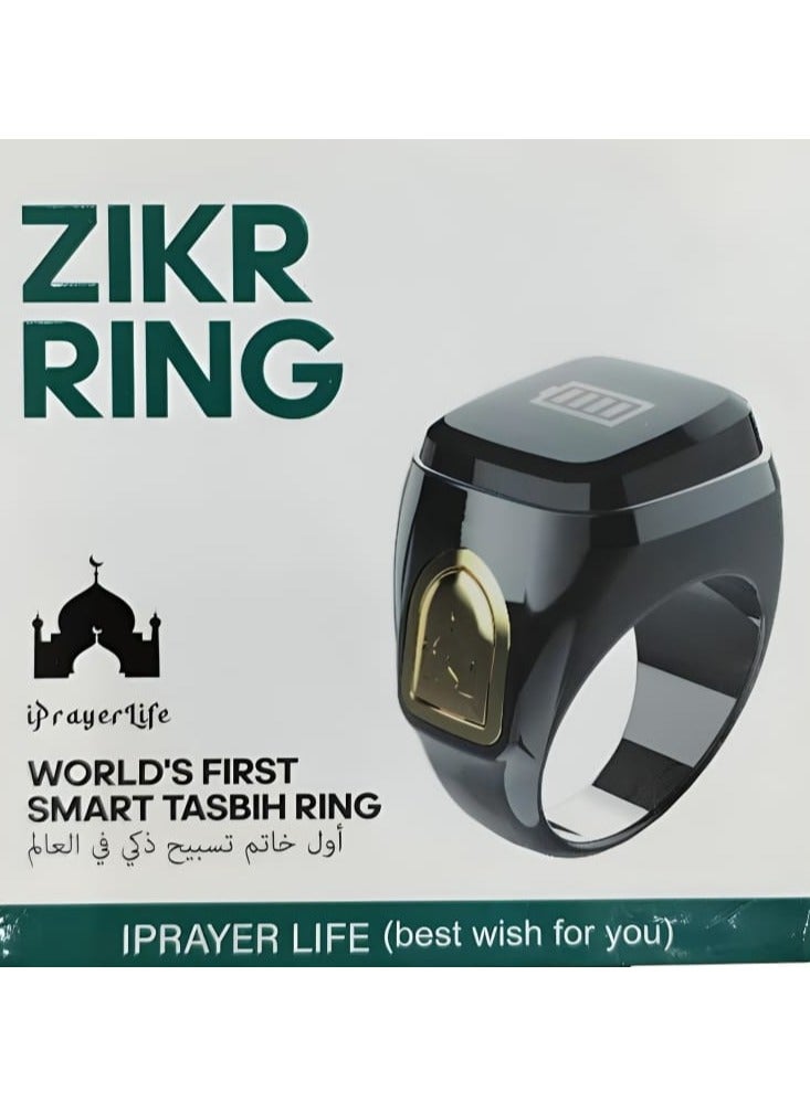 Smart Tasbih Counter 20mm with 5 Daily Prayer Times Notification and OLED Time Display and IPrayer Life APP and 3 Days Battery - Image 3