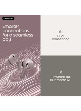 Moto Buds 2, Pantone Violet Ice, Hi-Res Audio, Dynamic Active Noise Cancelling, IP54 Water Resistant, 48 hours Playback Time, Lightweight & Compact Violet Ice - view 5