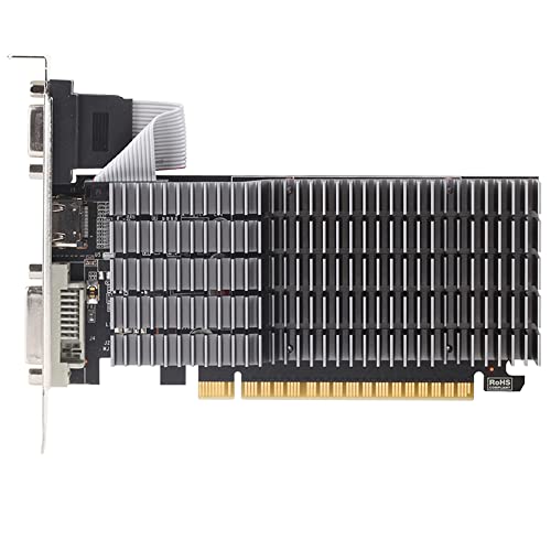 maxsun GEFORCE GT 710 1GB Low Profile Ready Small Form Factor Video Graphics Card GPU Support DirectX12 OpenGL4.5, Low Consumption, VGA, DVI-D, HDMI, Fanless Cooling - Image 4