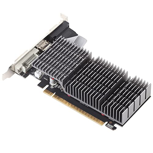 maxsun GEFORCE GT 710 1GB Low Profile Ready Small Form Factor Video Graphics Card GPU Support DirectX12 OpenGL4.5, Low Consumption, VGA, DVI-D, HDMI, Fanless Cooling - Image 3