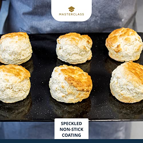 Master Class MasterClass MCVITHB4 Insulated Baking Sheet, Scratch Resistant and Induction Safe Steel Oven Tray with Vitreous Enamel Coating, 35 x 28 cm, Black - Image 4