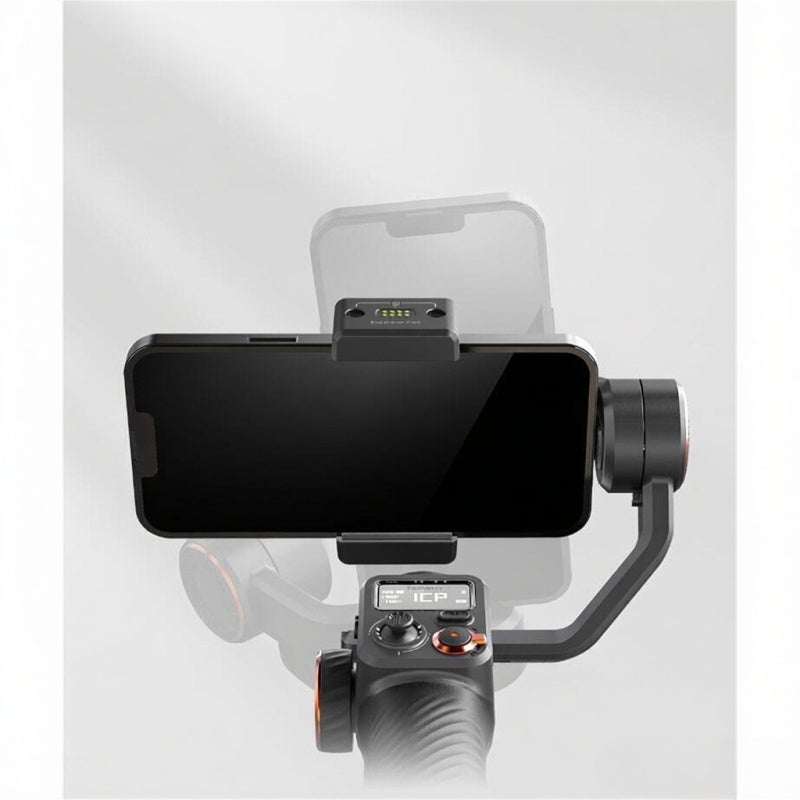 Phone Stabilizer: 3-Axis Anti-shake, 400g Payload, 18 Hour Battery - Magnetic Fill Light With AI Vision Sensor, Gesture Control, 360° Infinite Spin for Mobile Content Creators, Outdoor Vlogging - Image 3
