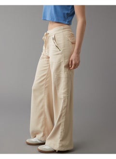 American Eagle AE Dreamy Drape Linen-Blend Baggy Wide-Leg Cargo Pant  - Image 5