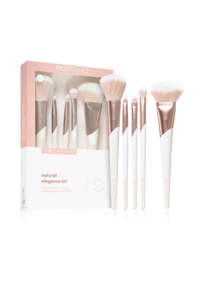 Ecotools EcoTools Luxe Collection Natural Elegance Kit Face Makeup Brush Set  - Image 1
