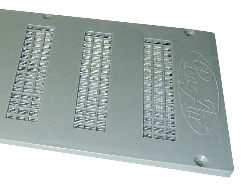 RazAirâ„¢ Foundation Vent with Damper and Screen - 16"x 6.5" Weatherproof and Paintable ABS â€“ Easy to Install Moisture Mold Reducing for Crawl Space, Outdoor, Garage, and Home Improvement - Image 3