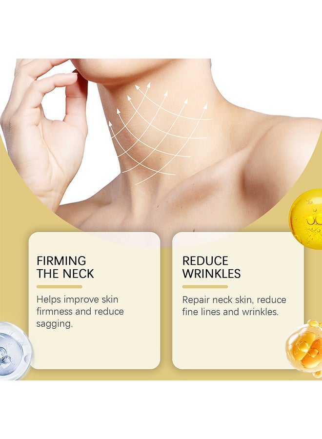Hoygi Friming Lifting Neck Cream - Firming Neck Cream for Crepey Skin Body Care Comfort, Roller Neck Cream, Moisturizing, Tightening Lotions Cosmetic Skin Care Skin Repair for Women, 120g - Image 5