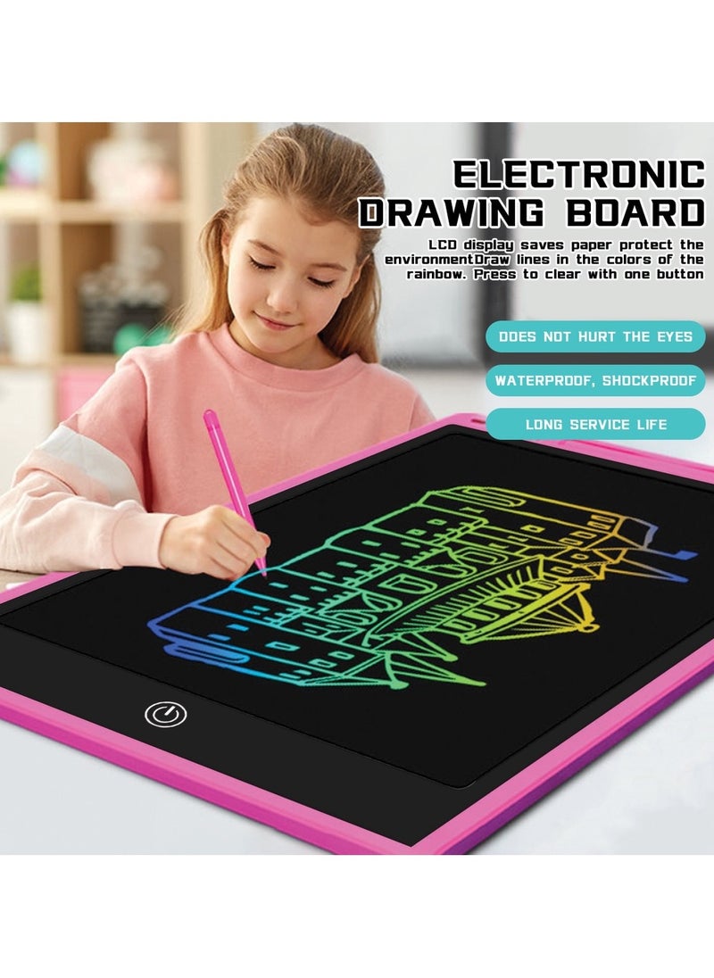 Generic Erasable Children's Drawing Board - 12 Inch, Lcd Writing Board With Professional Pen, Reusable Electronic Drawing Board, Children's Educational Toy Can Be Used For Graffiti, Painting, Writing, Memo  - Image 3