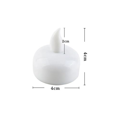 KHIZAR Flameless LED Candles Light Lamp Waterproof Floating On Water LED Tea Light Battery Operated for Pool Bathtub Diwali Christmas Festival Candles for Home Decor (Pack of 6 PCS) - Image 4
