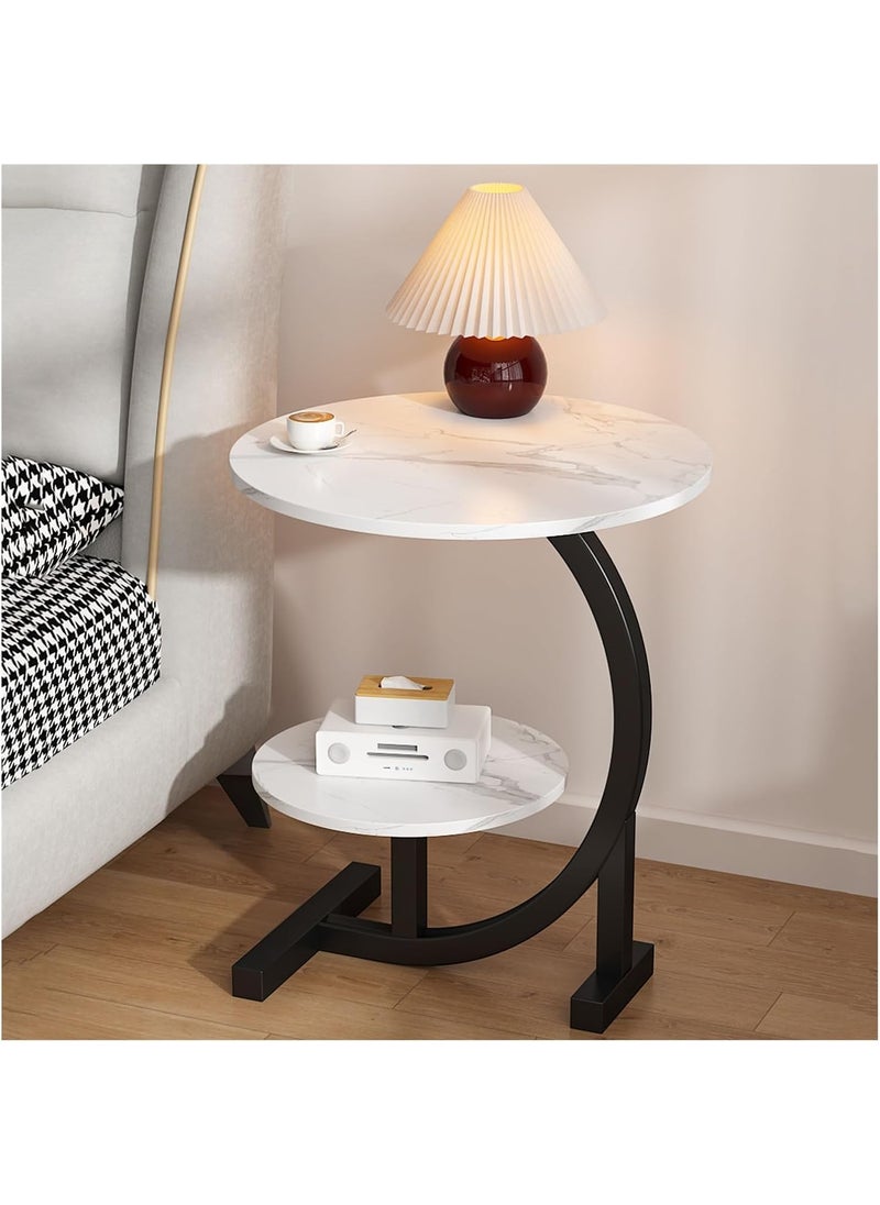 BLURISM BLURISM Side Table in CShape Plant Stand Indoor 2 Tier Small Plant Table Tall Plant Stand for Indoor Plants Flower Pot Holder Plant Bench Plant Rack for Living Room  - Image 1