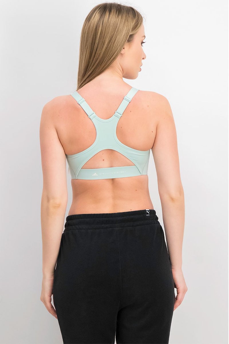 Adidas Women Padded Sports Bra, Ash Green - Image 3