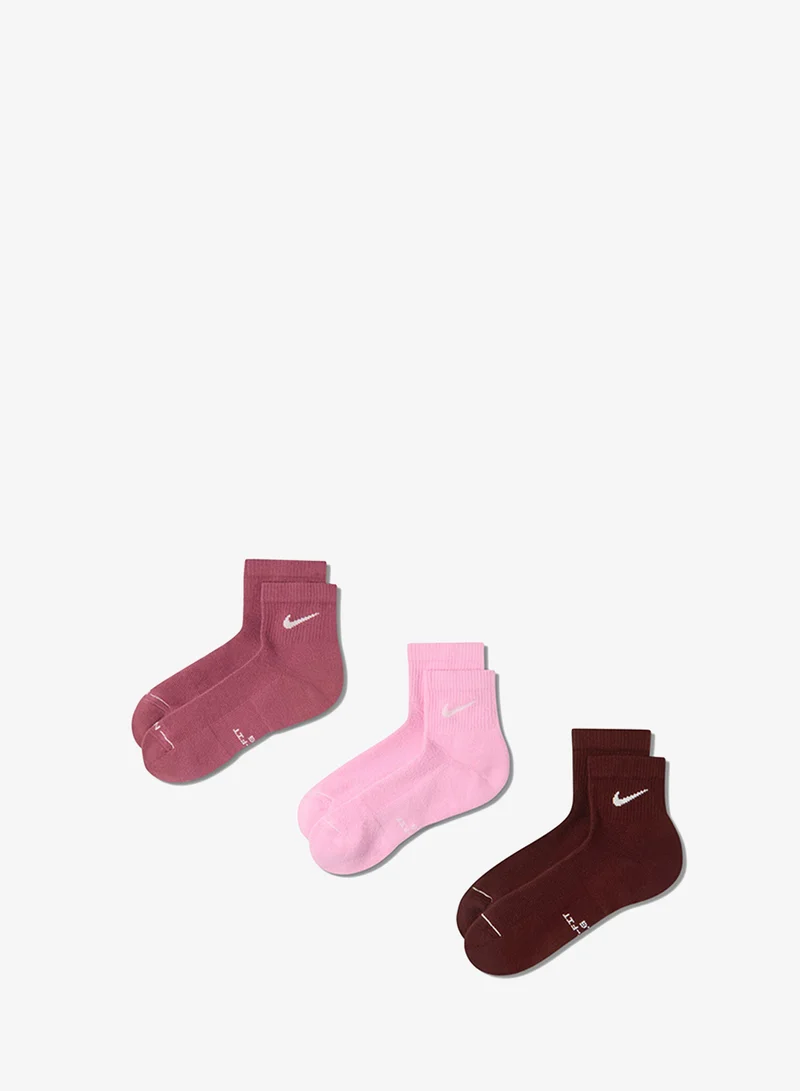 Nike 3-Pack Everyday Elevated Ankle Socks