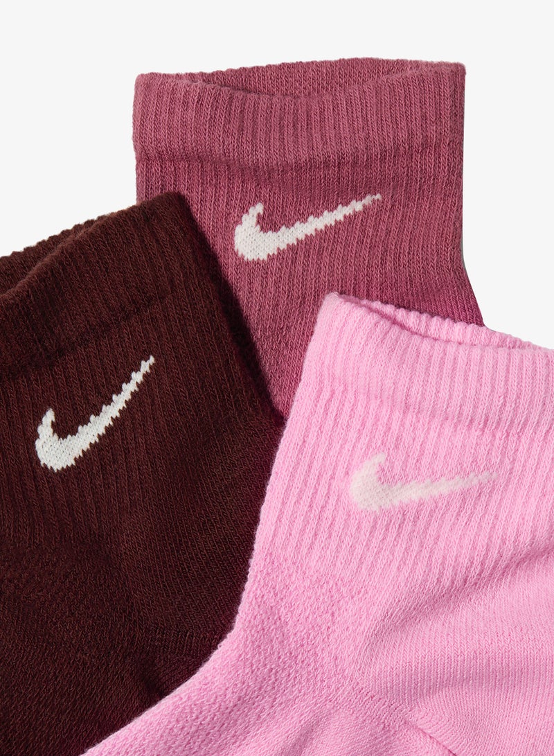 Nike 3-Pack Everyday Elevated Ankle Socks - Image 3