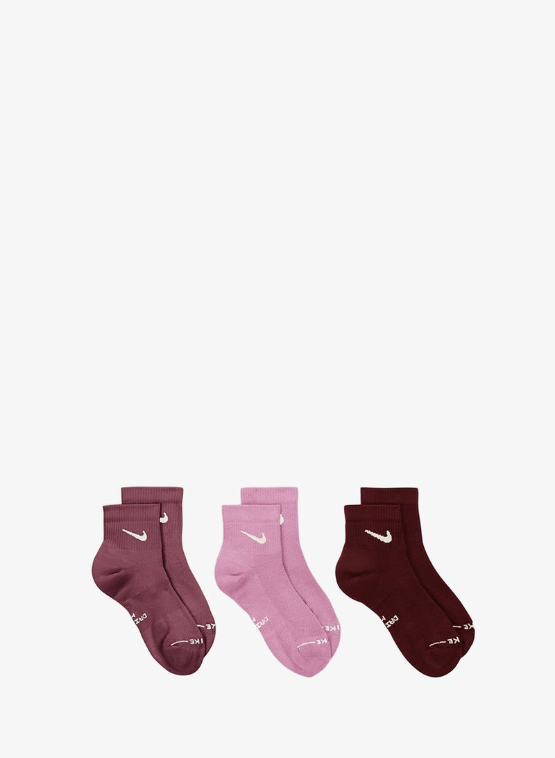 Nike 3-Pack Everyday Elevated Ankle Socks - Image 2