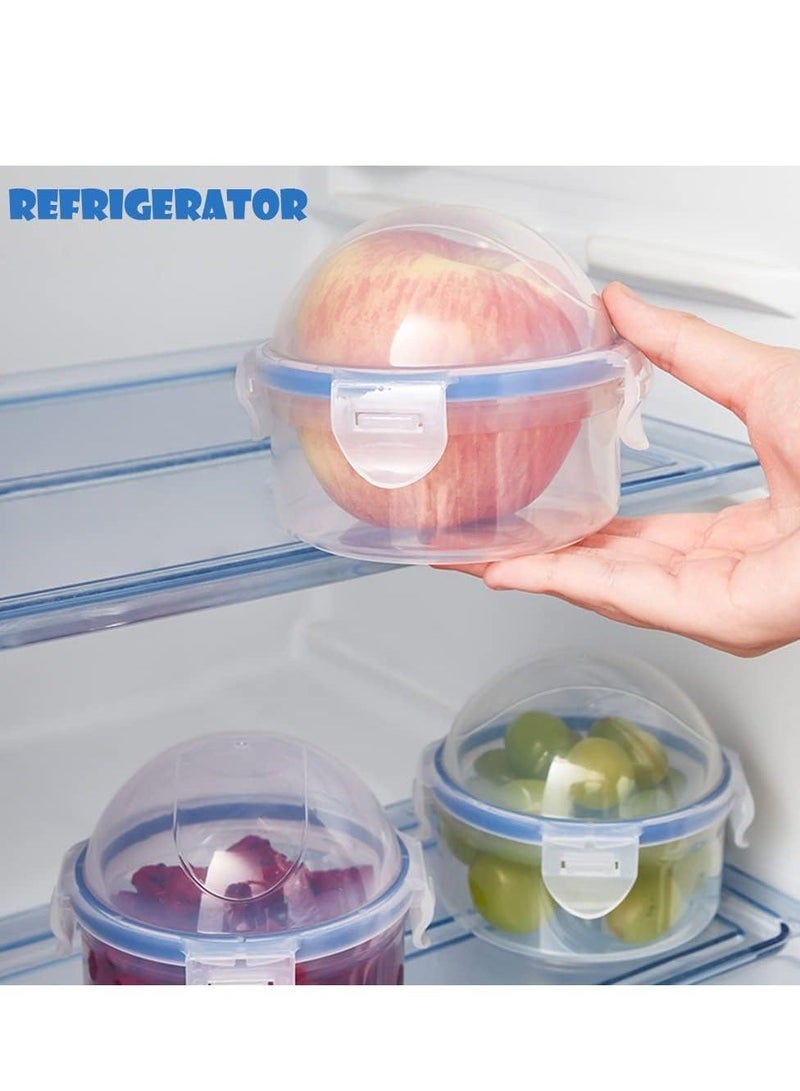 2 Pack Onion Storage Container and Tomato Lemon Apple Produce Saver Holder Portable Fruit Vegetable Food Keeper Containers Savers for Fridge  - Image 5